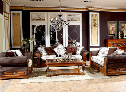 2+1 Seater Real Handcraft Sofa Couch Upholstery Seat Suite Luxury Mega